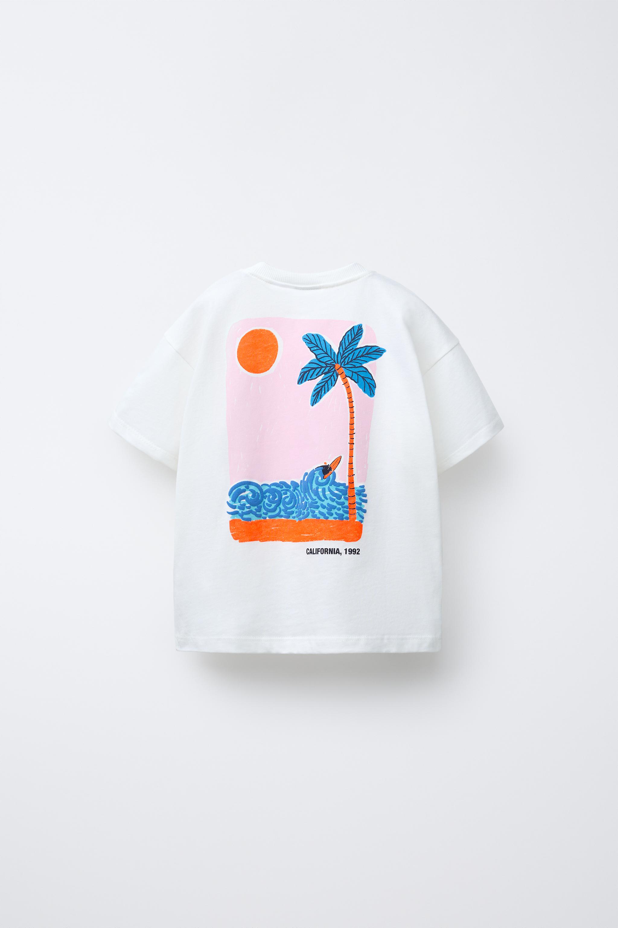 T-SHIRT IMPRIMÉ SURF